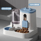 2‑in‑1 Gravity Pet Feeder & Waterer – Anti‑Clog, Filtered Bowl, for Cats & Small Dogs