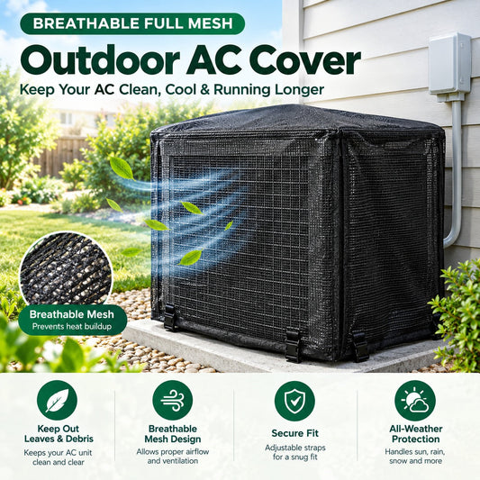 ❄️ 50% OFF! 🌸 All-Season AC Cover – Year-round shield & weatherproof ✨