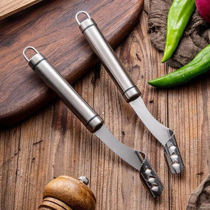 Core Peppers Instantly! Stainless Steel Pepper Corer