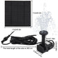 Solar Fountain Pump for Garden, Solar Water Fountain with Separate Solar Panel, 1.8 W Solar Fountain Kit with 8 Nozzles for Bird Bath, Pond, Patio, Garden Decor and Outdoor Water Features