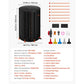 🔥VEVOR Collapsible Rain Barrel,  , 100 Gallon Portable Rain Water Collection Barrel, 1000D PVC Rainwater Collection System, Garden Water Catcher Tank Storage Container with Spigot & Overflow Kit, Black#SohoChic