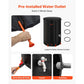 🔥VEVOR Collapsible Rain Barrel,  , 100 Gallon Portable Rain Water Collection Barrel, 1000D PVC Rainwater Collection System, Garden Water Catcher Tank Storage Container with Spigot & Overflow Kit, Black#SohoChic