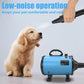 🛠️⚡（Free shipping）2000W Pet Hair Dryer for Dogs and Cats, Powerful Dog Grooming Blower with Adjustable Speed and Multiple Nozzles