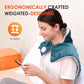 🔥Weighted Heating Pad for Neck and Shoulders, 2.2lb Large Electric Heated Neck Shoulder Wrap - 9 Heat Settings, 11 Auto-Off, Stay on, Backlight