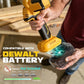 📢📢50% OFF !! ⏰Ecarke Cordless Belt Sander Compatible with Dewalt Battery 【Battery NOT Included】120° adjustable 16 PCS Belts 40-120 Grit 1/2\"×18\" 2100 FPM Brushless Detail Belt Sander for Metal Working, Wood, Plastic