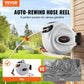 🔥VEVOR Retractable Hose Reel – 65–130 FT, Auto Rewind, 9‑Pattern Nozzle, Wall Mount