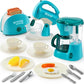 2026 Toys for Kids Pretend Kitchen Toys, Play Kitchen Accessories Set for Kids, Coffee Maker, Mixer, Toaster with Realistic Lights& Sounds, Kitchen Appliances Toys, Birthday Gift for Kids Kids Outdoor Play teen girl gifts
