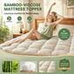 🛏️ 50% OFF NOW! ☁️ Supportive & Warm Thick Bed Mattress Pad – Extra Comfort, Breathable & Machine Washable 🧼