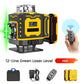 High-tech laser level ⚡ Variable frequency beam with no scattering 🎯 Touchscreen adjustment for thicker lines, remote control operation, bright screen – a construction site essential 🛠️