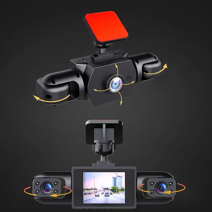 🔥2026 HOT SALE💞50K+ SOLD!📹⚖️ Protect Yourself with Video Evidence  4-Lens Dash Cam with Front, Rear & Side Coverage
