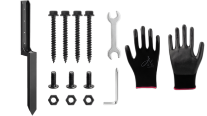 🔧 Save 50%! ⏰ Fence Post Repair Kit – Rustproof steel & no‑dig install ✨