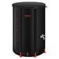 🔥VEVOR Collapsible Rain Barrel,  , 100 Gallon Portable Rain Water Collection Barrel, 1000D PVC Rainwater Collection System, Garden Water Catcher Tank Storage Container with Spigot & Overflow Kit, Black#SohoChic