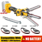 📢📢50% OFF !! ⏰Ecarke Cordless Belt Sander Compatible with Dewalt Battery 【Battery NOT Included】120° adjustable 16 PCS Belts 40-120 Grit 1/2\"×18\" 2100 FPM Brushless Detail Belt Sander for Metal Working, Wood, Plastic