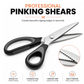 🥳2026 HOT SALE🥳💞50K+ SOLD! ✂️🧵 50% OFF! DIY Serrated Sewing Scissors – Ultra-sharp stainless steel, cuts cleanly to the tip. Ideal for fabric, leather & paper – perfect zigzag edges every time! 🎨✅