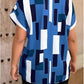 💥LAST DAY 49% OFF💥Women's Plus Size Color Block Shirt Blouse Short