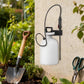 🎉 2pcs Wall Mounted Spray Bottle Holder - Lightweight Tool Organizer with Wall Hooks, Hose Hook, Storage Bracket for Garage, Yard Indoor/Outdoor Use