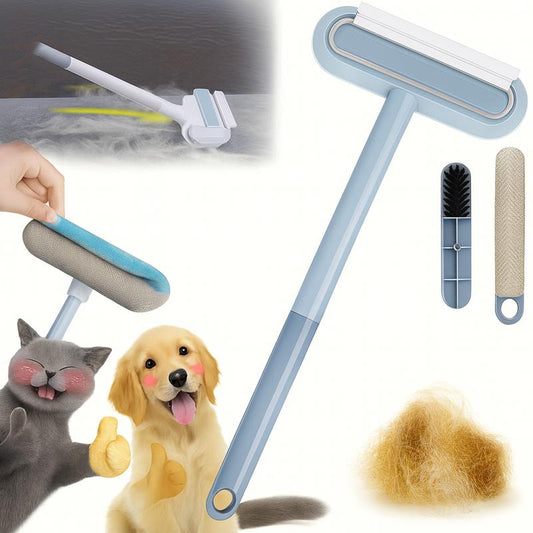 Upgraded Pet Hair Brush – One Tool for Furniture, Clothes & Car