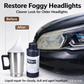 🔥500mL Car Headlight Restoration Kit, Automotive Foggy Cracked Headlight Repair Liquid, No Polishing Required, Suitable for Large Headlights