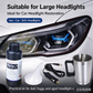 🔥500mL Car Headlight Restoration Kit, Automotive Foggy Cracked Headlight Repair Liquid, No Polishing Required, Suitable for Large Headlights