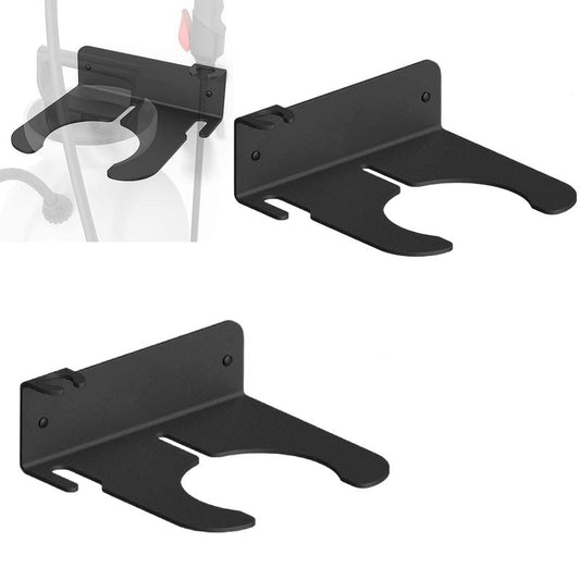 🎉 2pcs Wall Mounted Spray Bottle Holder - Lightweight Tool Organizer with Wall Hooks, Hose Hook, Storage Bracket for Garage, Yard Indoor/Outdoor Use