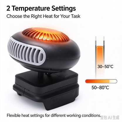 🔥Lithium battery heater, suitable for Makita lithium batteries, product (battery not included), suitable for outdoors and workshops
