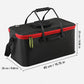 🏆LAST DAY SALE 50% OFF🔥Portable Collapsible Live Fish Bucket with Oxygen Pump Hole, Folding Fishing Storage Tank, Top Zipper Mesh, Easy Carry