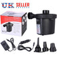 🏆LAST DAY SALE 50% OFF🔥Electric Air Pump Inflator Deflate Inflatables Bed Pool Air Mattress 240V/12V UK
