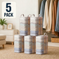 🔥 Time-limited offer: 50% off! 📦 Large, sturdy, thick, transparent plastic storage bag for clothes, moving & storage