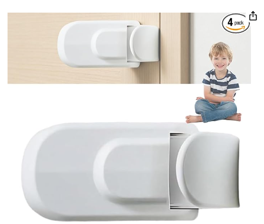 🏆LAST DAY SALE 50% OFF🔥Tool-Free Door Lock – Kids Can't Reach or Defeat