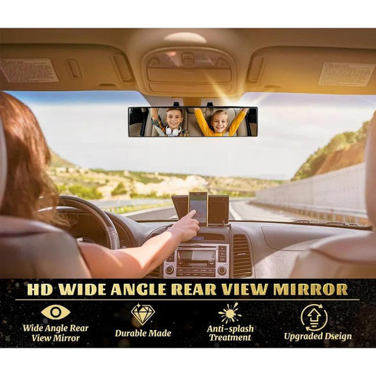 50% OFF NOW! 🏆 Panoramic Convex Mirror – Reduces Blind Spots for Cars, SUVs & Trucks