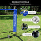 Portable Badminton & Tennis Net Set – Adjustable 3–6m Width, Easy Setup