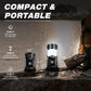 🔥🔥LAST DAY SALE 50% OFF !!📢 ⛺️Solar Camping Lantern- Rechargeable LED Lights, Magnetic Base & Foldable Hanging Hook- Collapsible Lamp Battery Powered ✨
