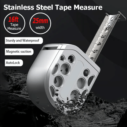 🔥2025 new 16/25 foot stainless steel tape