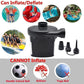 🏆LAST DAY SALE 50% OFF🔥Electric Air Pump Inflator Deflate Inflatables Bed Pool Air Mattress 240V/12V UK