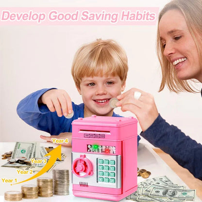🏧 Kids’ Mini ATM Money Box | PIN Lock