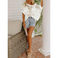 🏆LAST DAY SALE 50% OFF🔥Womens Summer Scoop Neck ShortSleeve Sweater Casual Crochet Hollow Out Knit Top