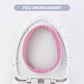 ⏳🔥LIMITED-TIME 50% OFF! ⏰ ✨ Cozy Knitted Toilet Seat Cover with Hygienic Lift Handle – Soft Warm Bathroom Cushion, Breathable Stretch Fit, Easy Install & Washable