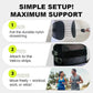 ✨Relieve Back Pain Anytime, Anywhere🎉Adjustable Double Pulley Breathable Lumbar Support Shaping Waist Belt~~