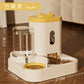 2‑in‑1 Gravity Pet Feeder & Waterer – Anti‑Clog, Filtered Bowl, for Cats & Small Dogs