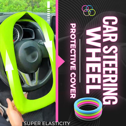 📢📢50% OFF !! ⏰Car Steering Wheel Protective Cover