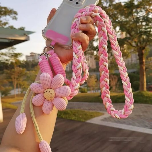 🔥Last Day Special Price:Get 3 for only £19.99🌞Cute Floral Phone Crossbody Lanyard – Hands-Free & Stylish!