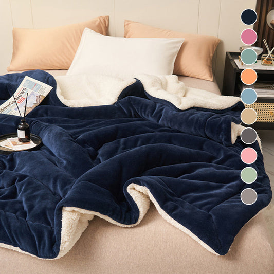 [Winter Gift] Double Thickened Warm Plush Blanket🔥Winter pre-heating - Huge discounts🔥