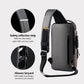 🎁2026 New Arrivals 50% OFF💥Anti-Theft Unisex Crossbody Sling Bag – Hard Shell, Waterproof, USB Charging, RFID Blocking 🔒