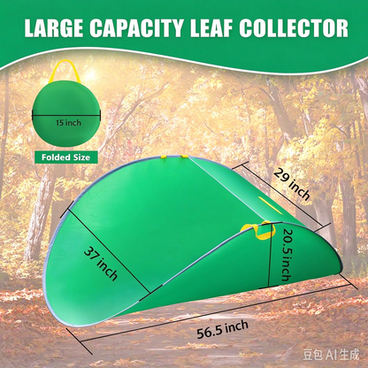 🔥Green Leaf Collection Garden Leaf Gathering Tent - Portable, Easy-to-Use Garden Cleaning Tool for Outdoor Cleanup,toolupgrade