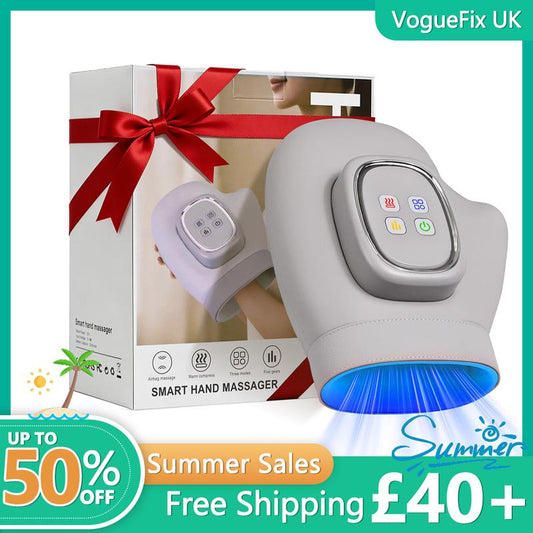 🖐️💆 Hand & Wrist Massager – 50% OFF! Air compression, 3 modes, 5 intensities, auto timer – ambidextrous for left & right. 🔋