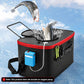 🏆LAST DAY SALE 50% OFF🔥Portable Collapsible Live Fish Bucket with Oxygen Pump Hole, Folding Fishing Storage Tank, Top Zipper Mesh, Easy Carry