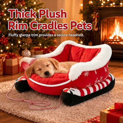 Christmas Cloud Shaped Warm Winter Pet Bed Cozy and Dog Bed