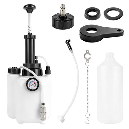 🛠️🚗 LIMITED 50% OFF! 3L Brake Bleeding Kit with Pressure Pump, Catch Bottle & Adapter