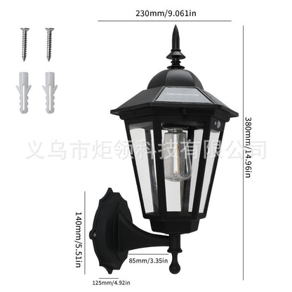 📢📢50% OFF !! ⏰Vintage Solar Wall Lights – Motion Sensor, 3 Modes, 2‑Pack, IP65 Weatherproof