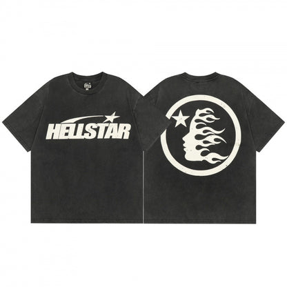 ⏰LIMITED-TIME 50% OFF! HELLSTAR Retro Washed T‑Shirt – Street Style, True Vintage Character